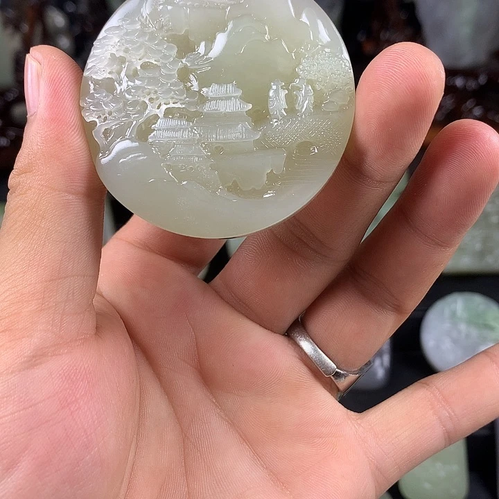 未镶嵌和田玉挂件