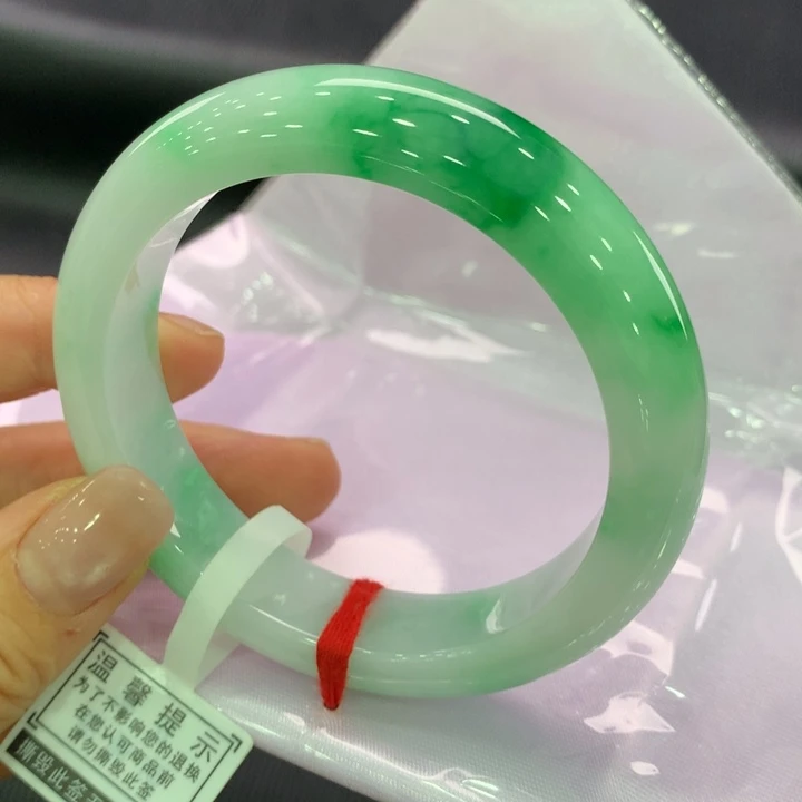 未镶嵌手镯翡翠正圈56
