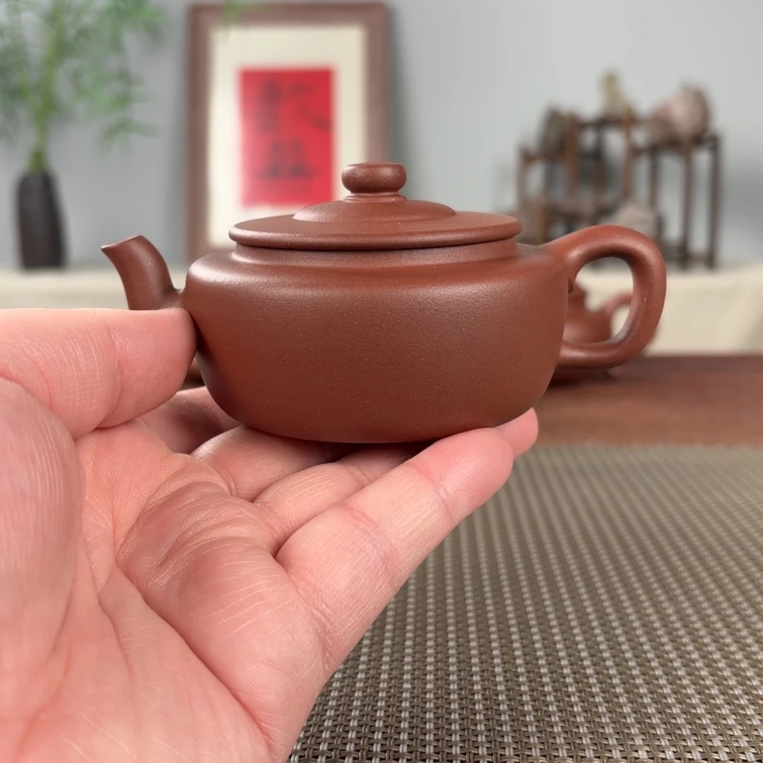 紫砂茶壶黄龙山原矿紫砂壶150