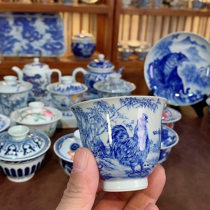 錡镇堂手工手绘杯