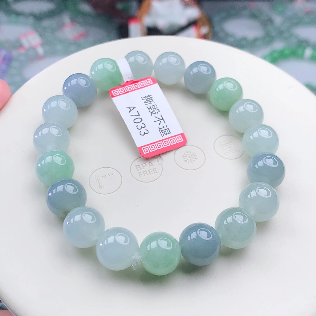 翡翠未镶嵌手链翡翠10mm