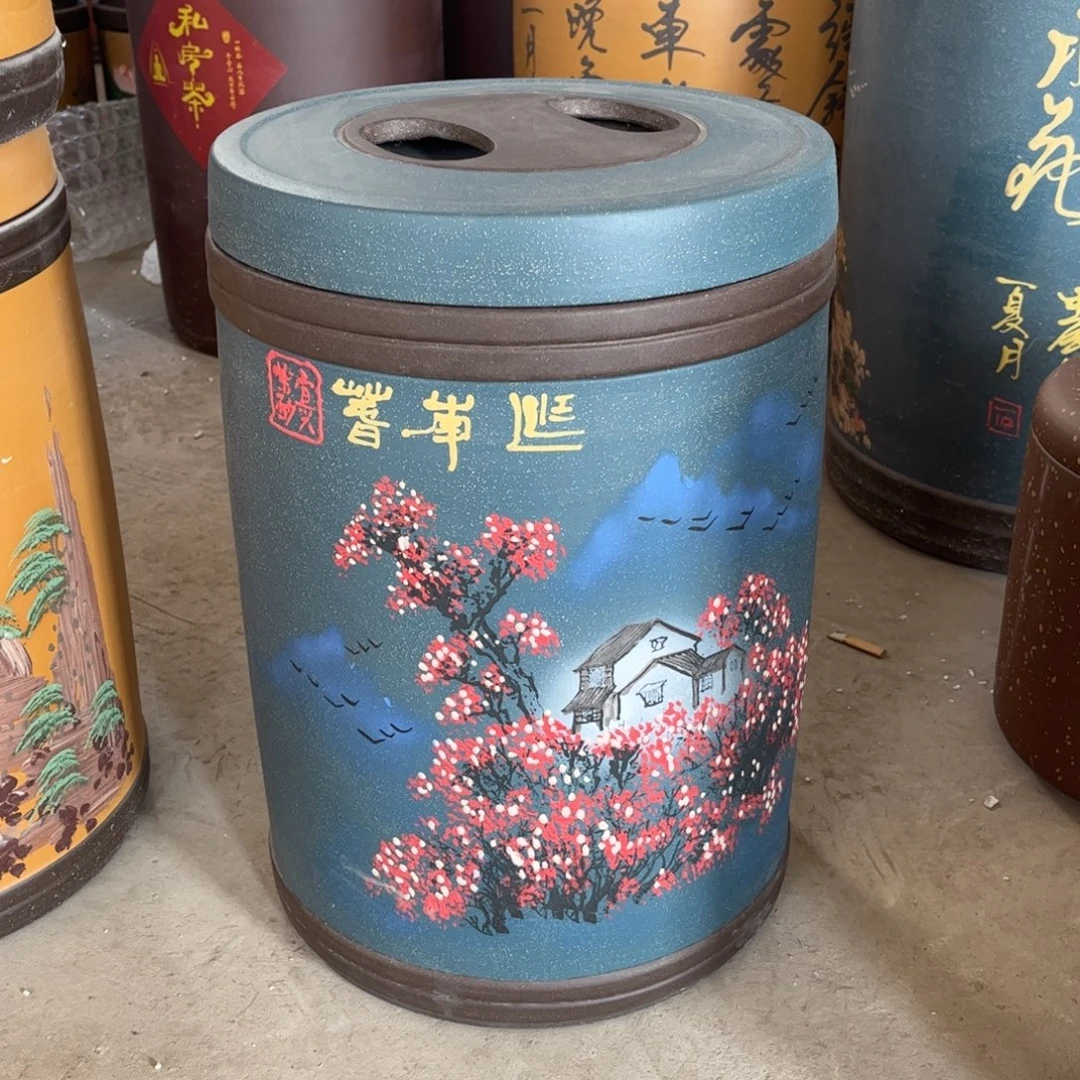 紫砂茶叶罐23 饼茶叶罐