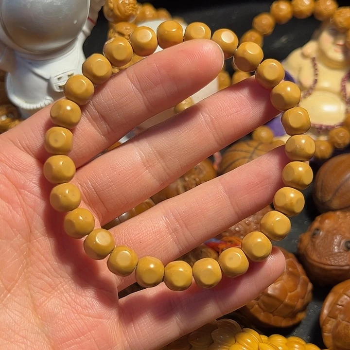 橄榄核手串/手链猴头0.8六方微瑕