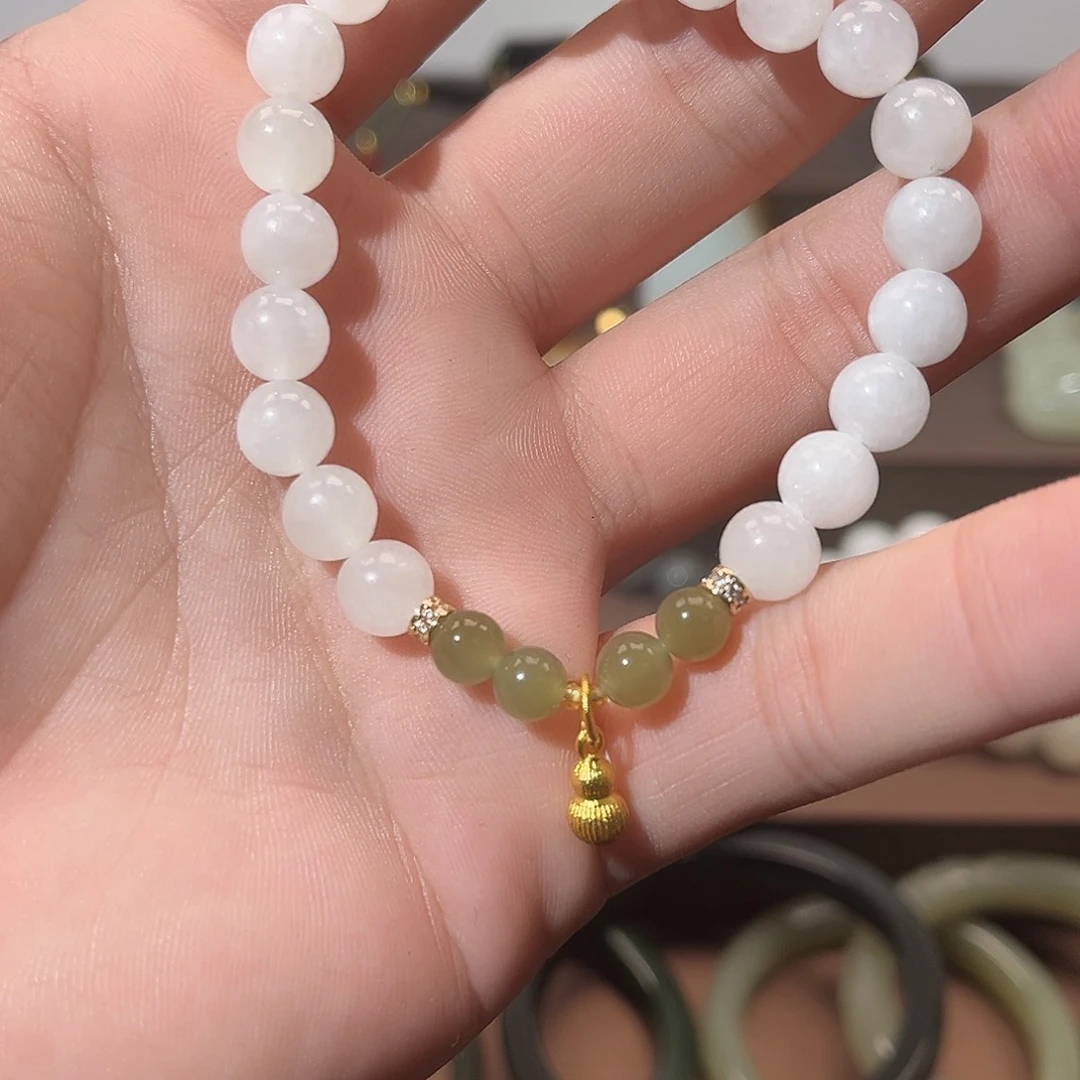 和田玉未镶嵌手链和田玉手串