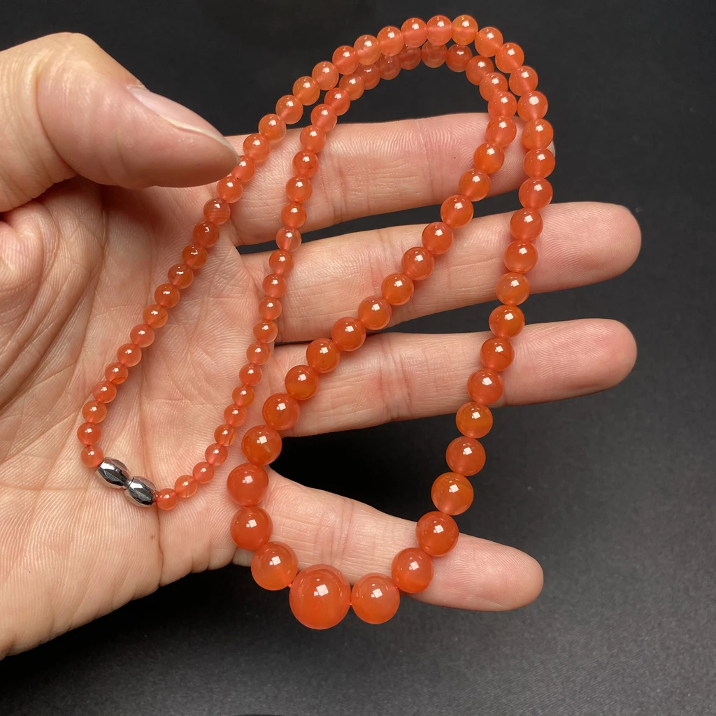 W120 保山南红项链塔链多样性发一