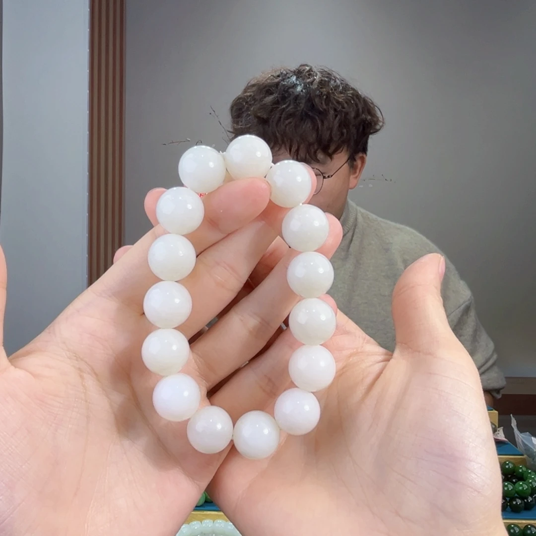 和田玉未镶嵌手串天然和田玉新疆且末天泰14