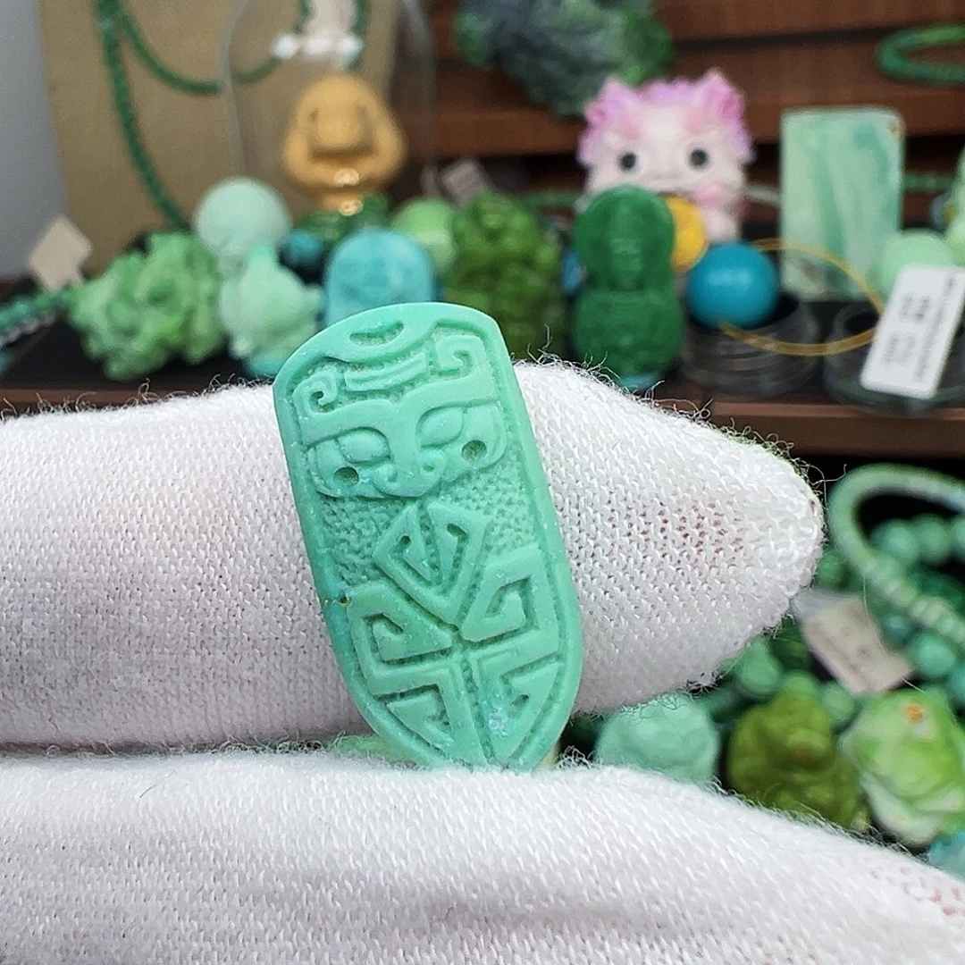 未镶嵌绿松石绿松石主播璐璐