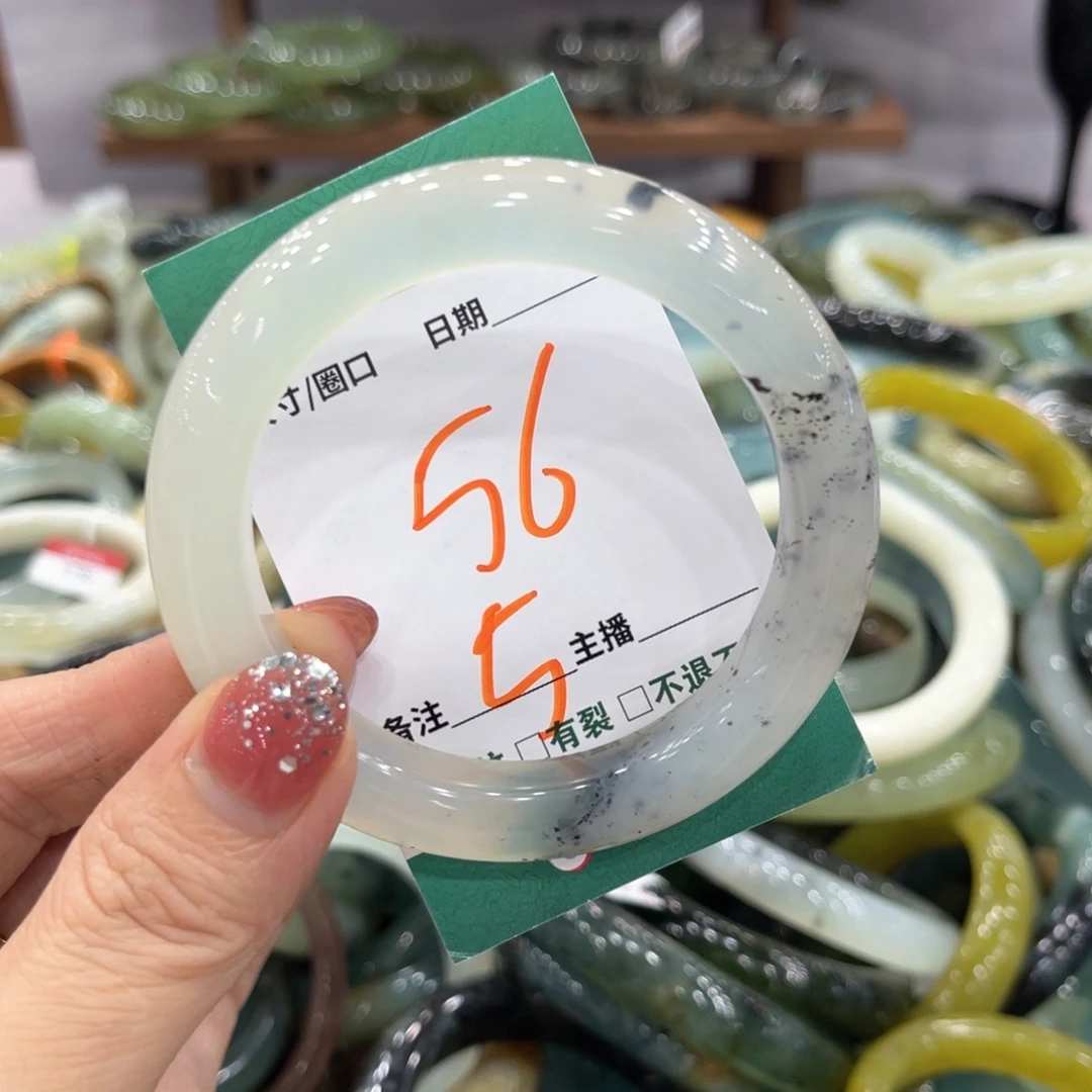 未镶嵌蛇纹石玉手镯手镯