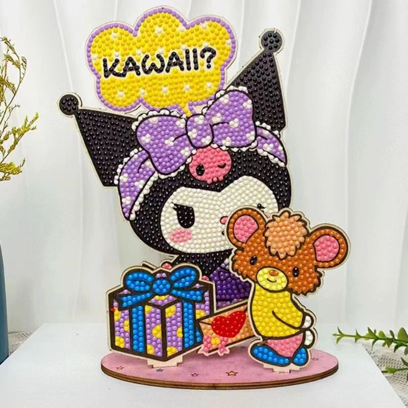 儿童 diy 木板益智钻石画 新款