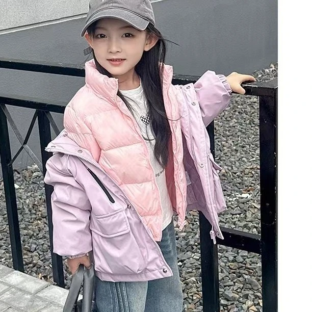 (女童)史努比反光条可拆防寒上衣