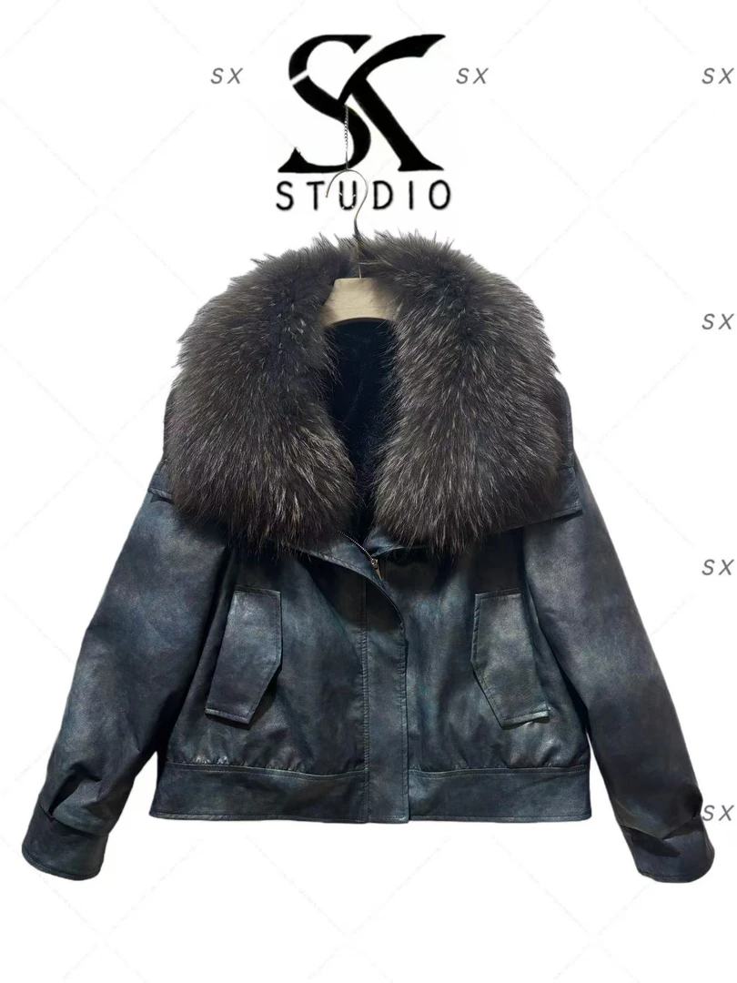 8631轻奢女款时尚上衣（貉子毛）SXZY-2506