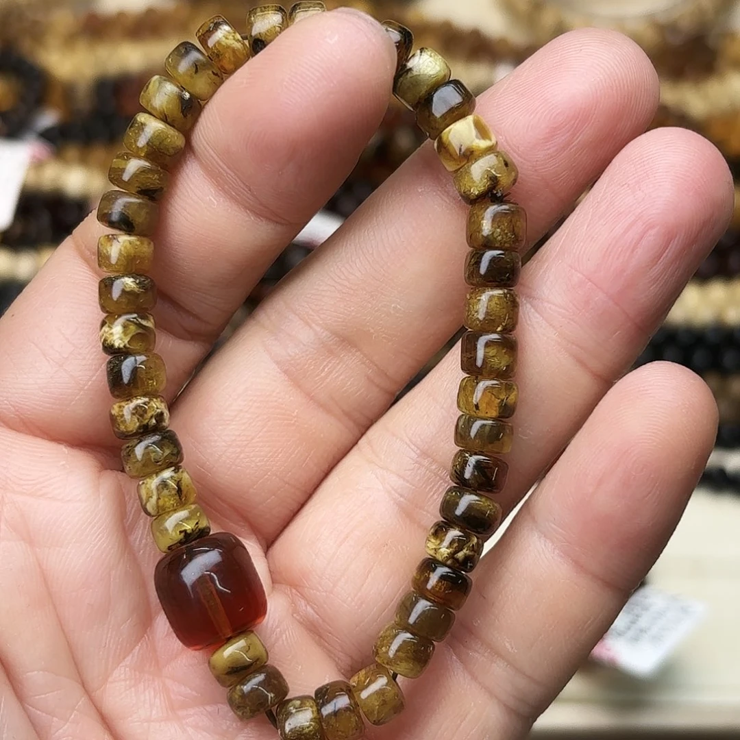 琥珀未镶嵌裸石六