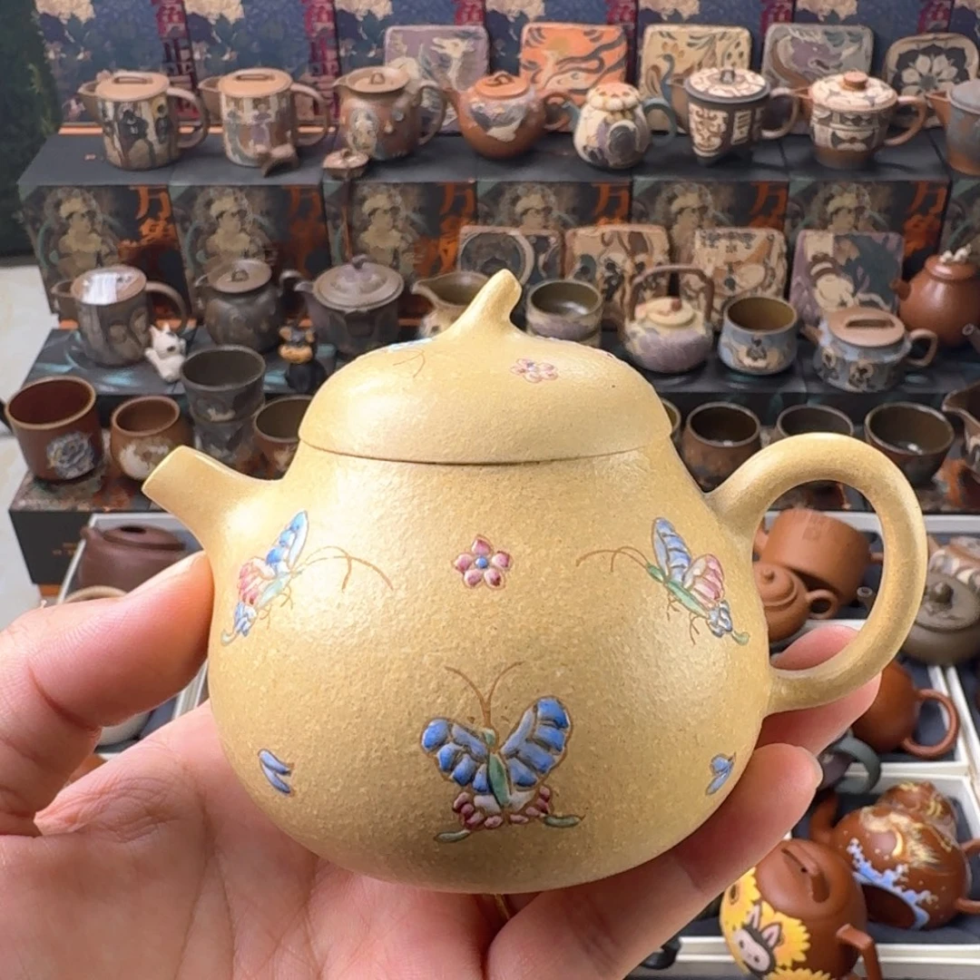茶壶紫砂170cc原矿精工半手