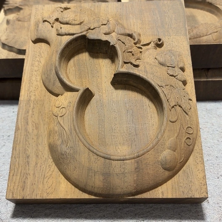 天***单风车木（黑檀木）瑕疵底座