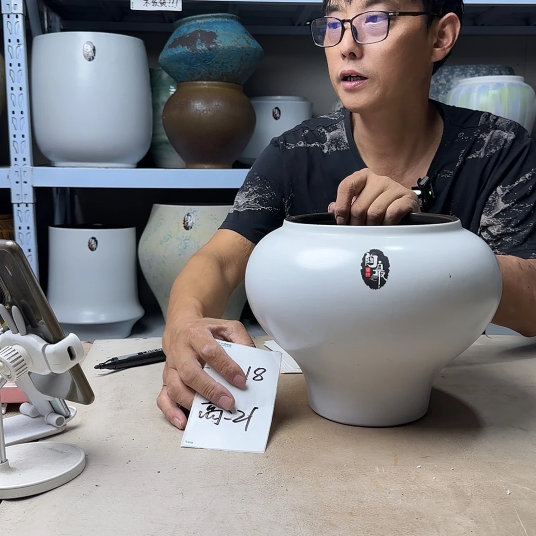 紫砂花盆尺寸18@21