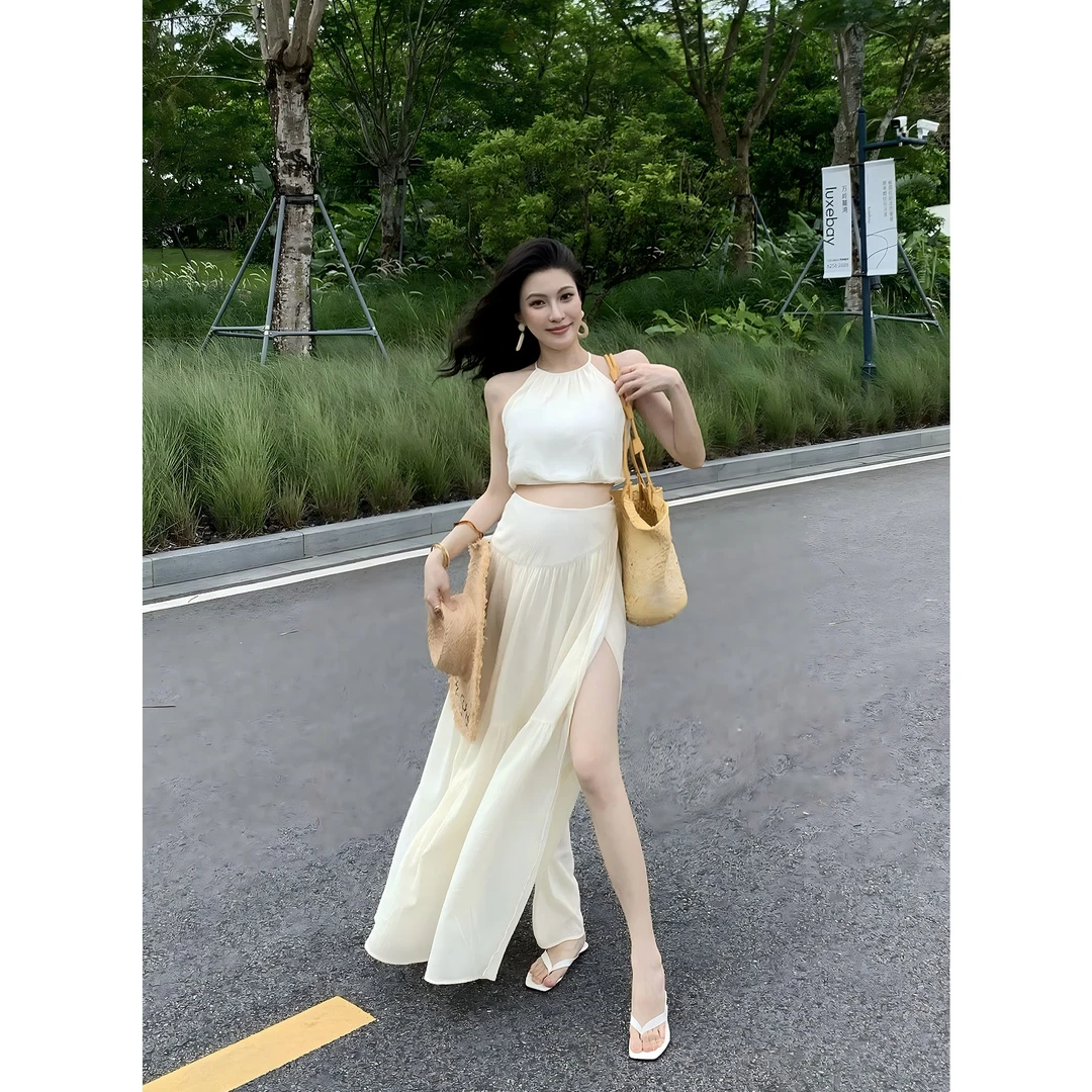 JIJINQI时尚轻奢名媛高腰包臀纯色褶皱修身半身裙JD06BZPT1432