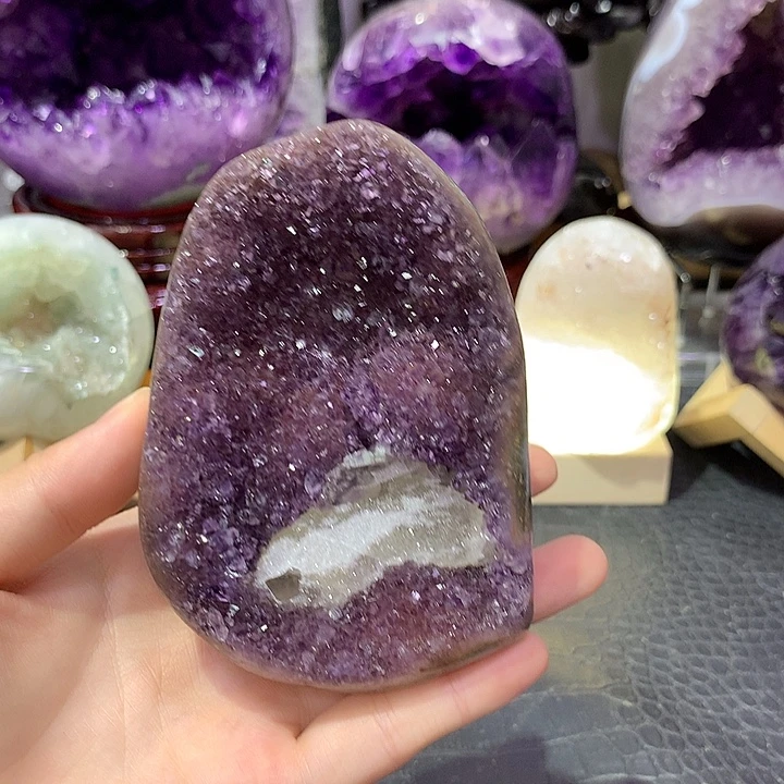 未镶嵌珠宝半成品紫晶