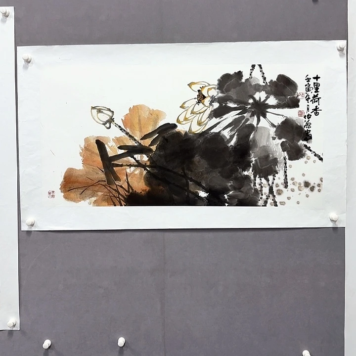 国画亲笔手绘放心去藏