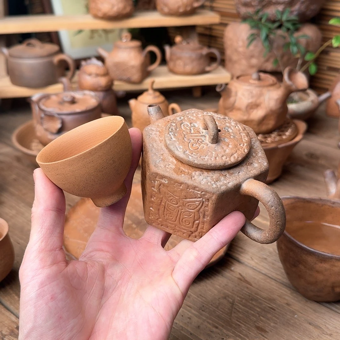 原矿老岩泥茶器系列