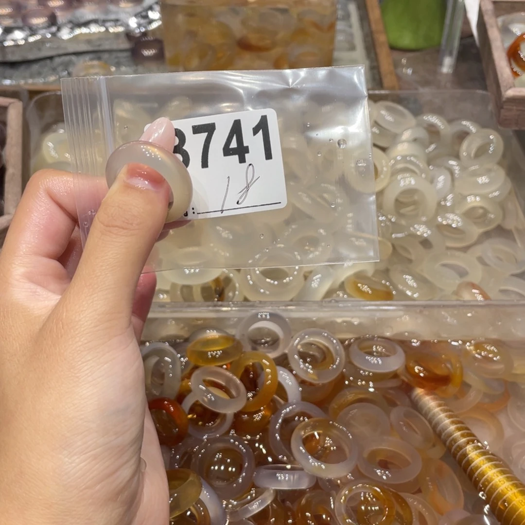 玛瑙/玉髓未镶嵌戒指741