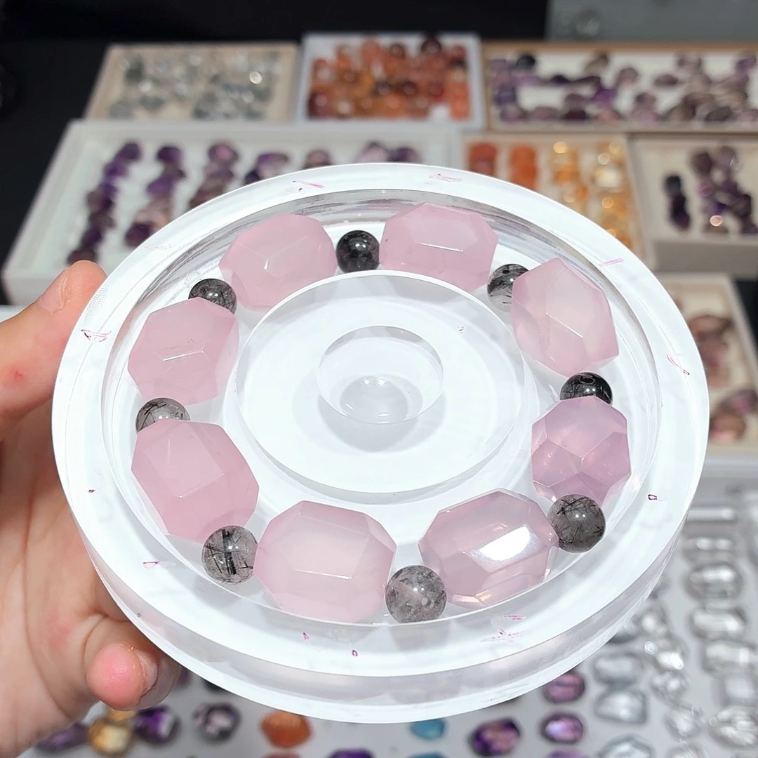 未镶嵌珠宝半成品水晶手串可单出