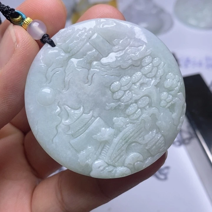 颈饰未镶嵌翡翠翡翠