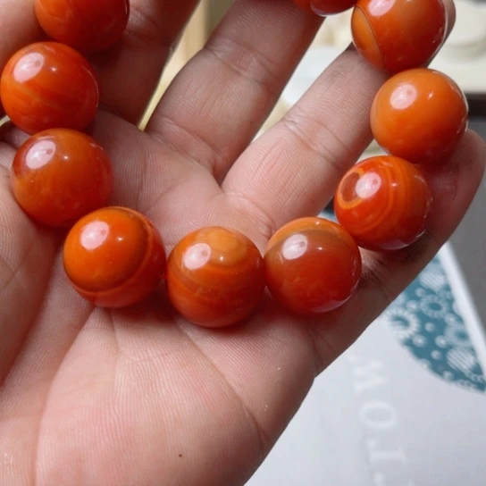 南红卡2.0手串红色