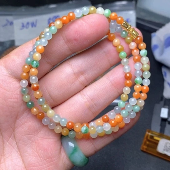 定制翡翠未镶嵌翡翠珠子