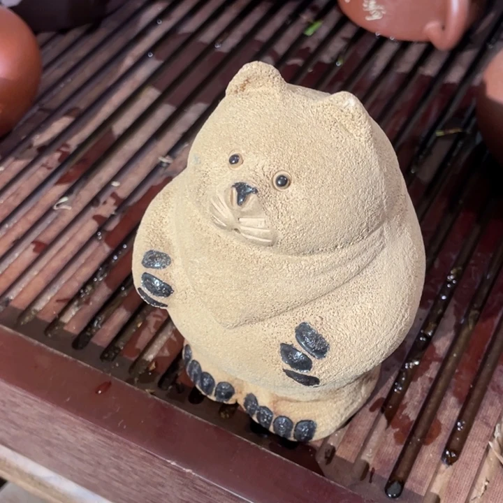紫砂茶宠手工紫砂茶宠盖置