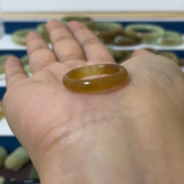 和田玉戒指未镶嵌叶*零18.6