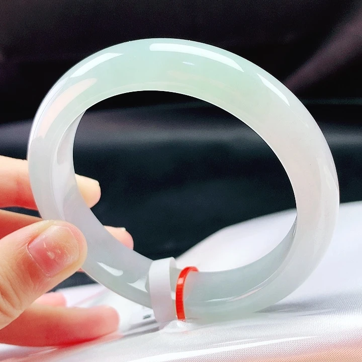 翡翠未镶嵌手镯55圈