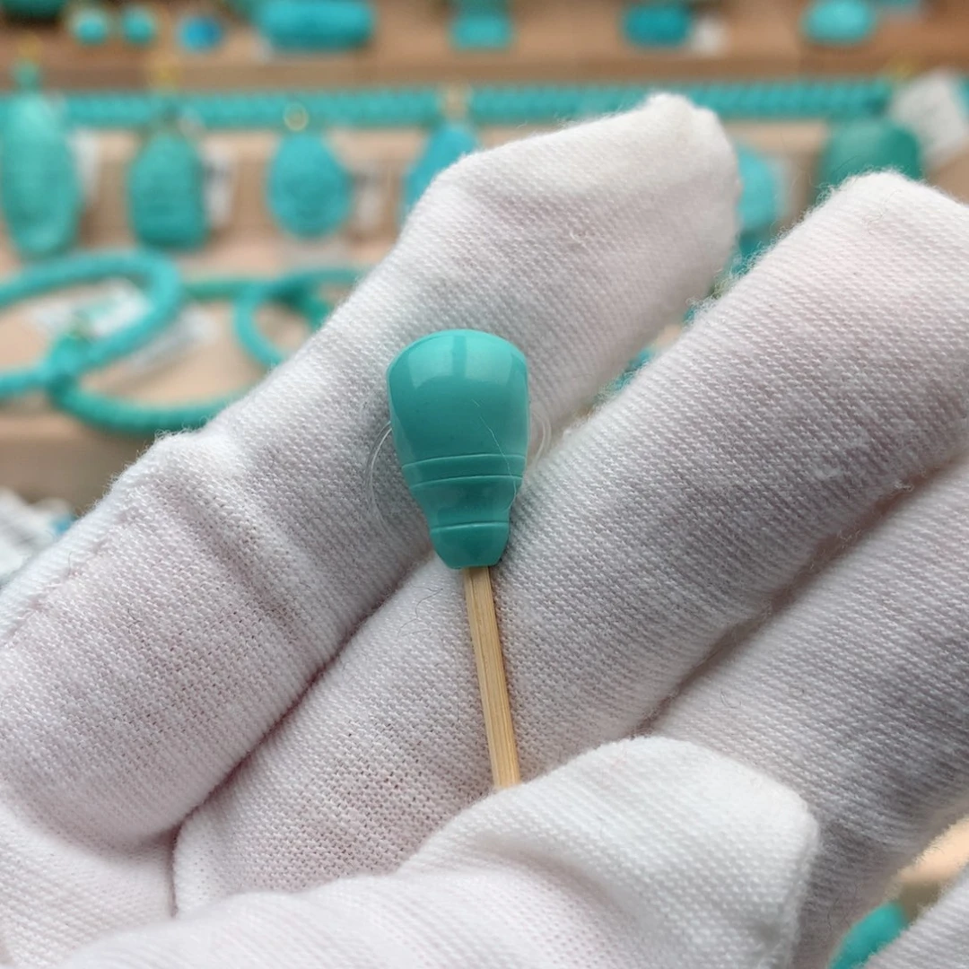 绿松石未镶嵌珠宝奇石9.5mm