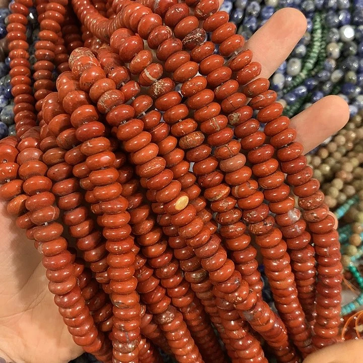 一条10mm战国红算盘珠