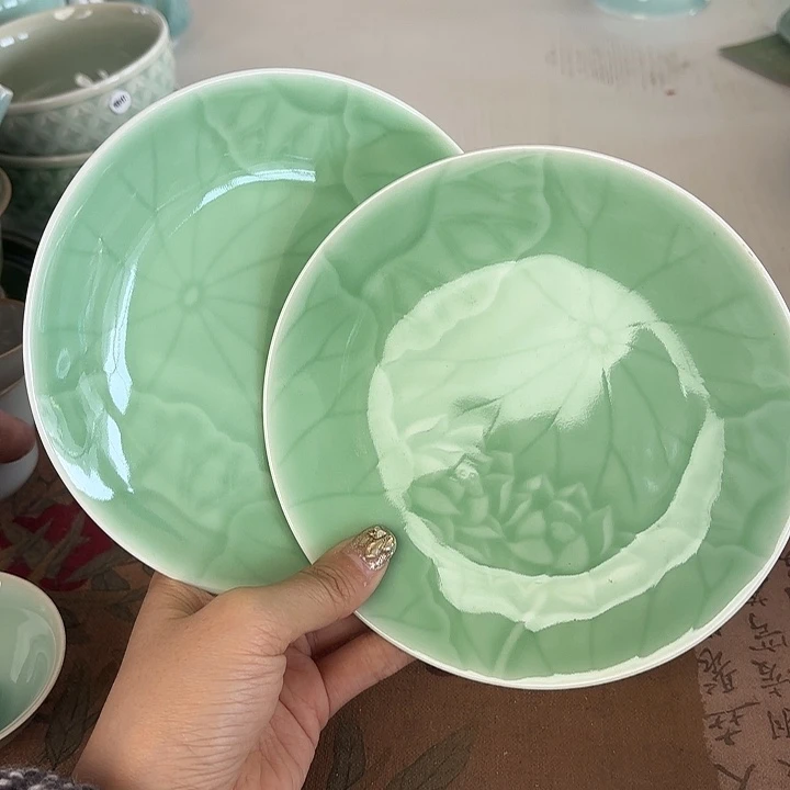 龙泉云间青瓷小米茶器