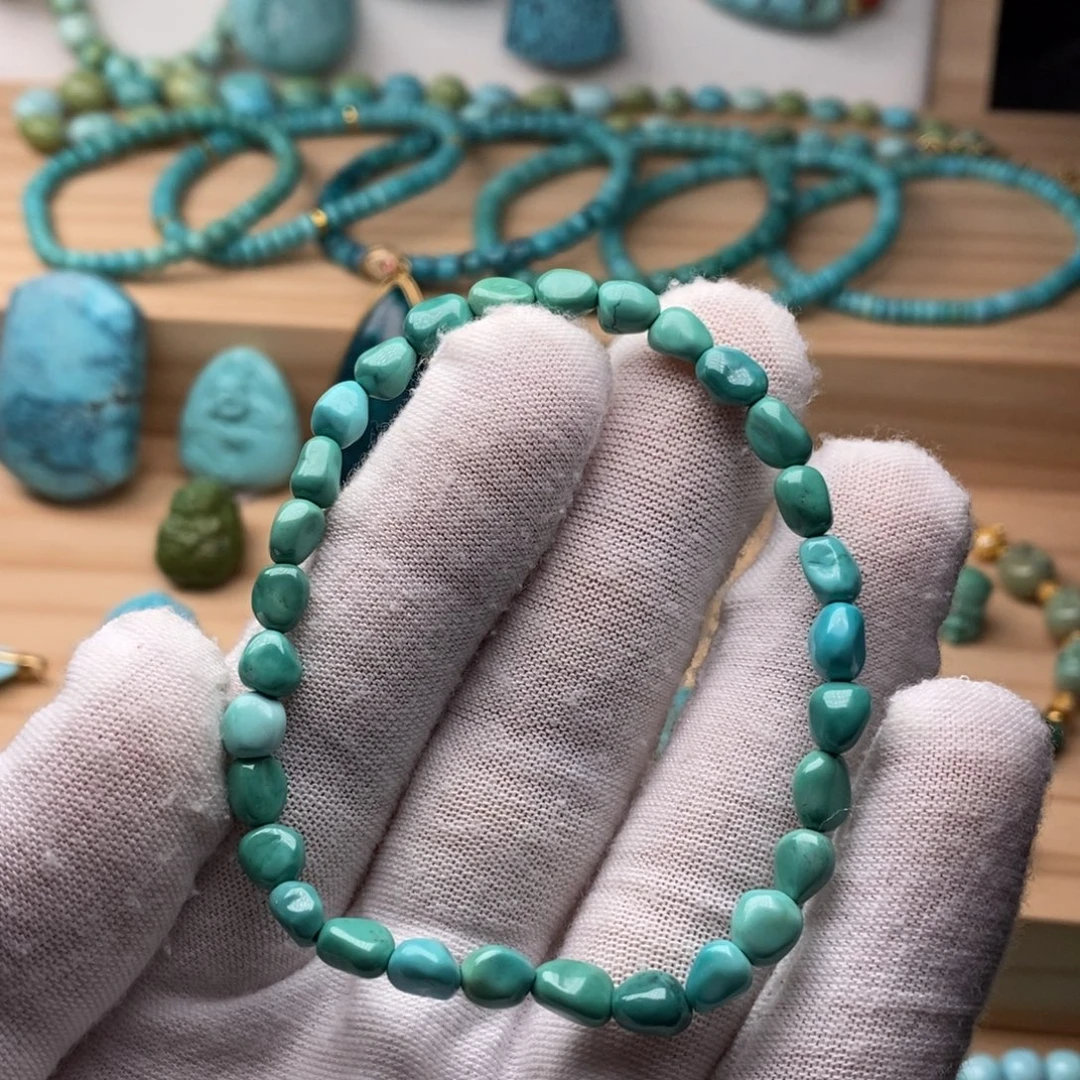 绿松石未镶嵌挂件