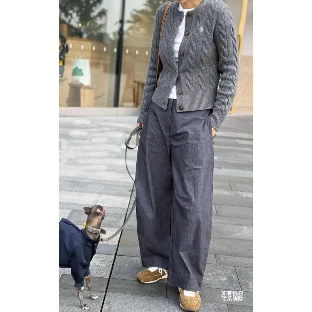 『朱小姐』高织绞花开衫 G227