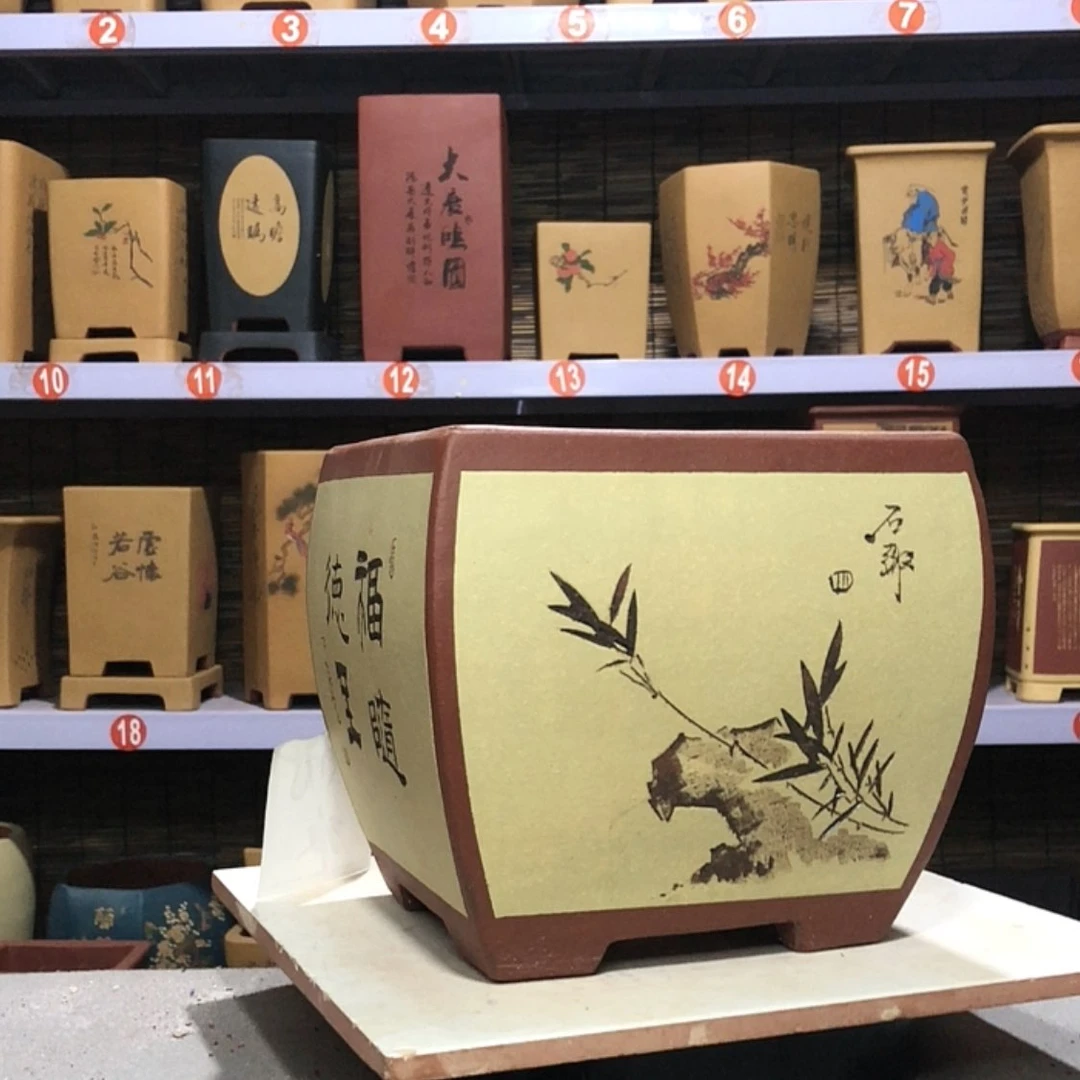 【闪购商品】紫砂花盆三*手工制作