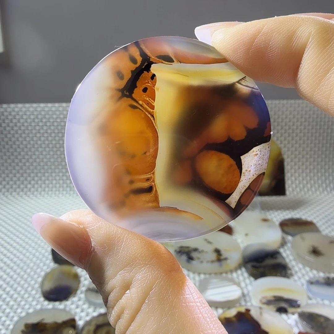 玛瑙/玉髓未镶嵌吊坠(不含链)43