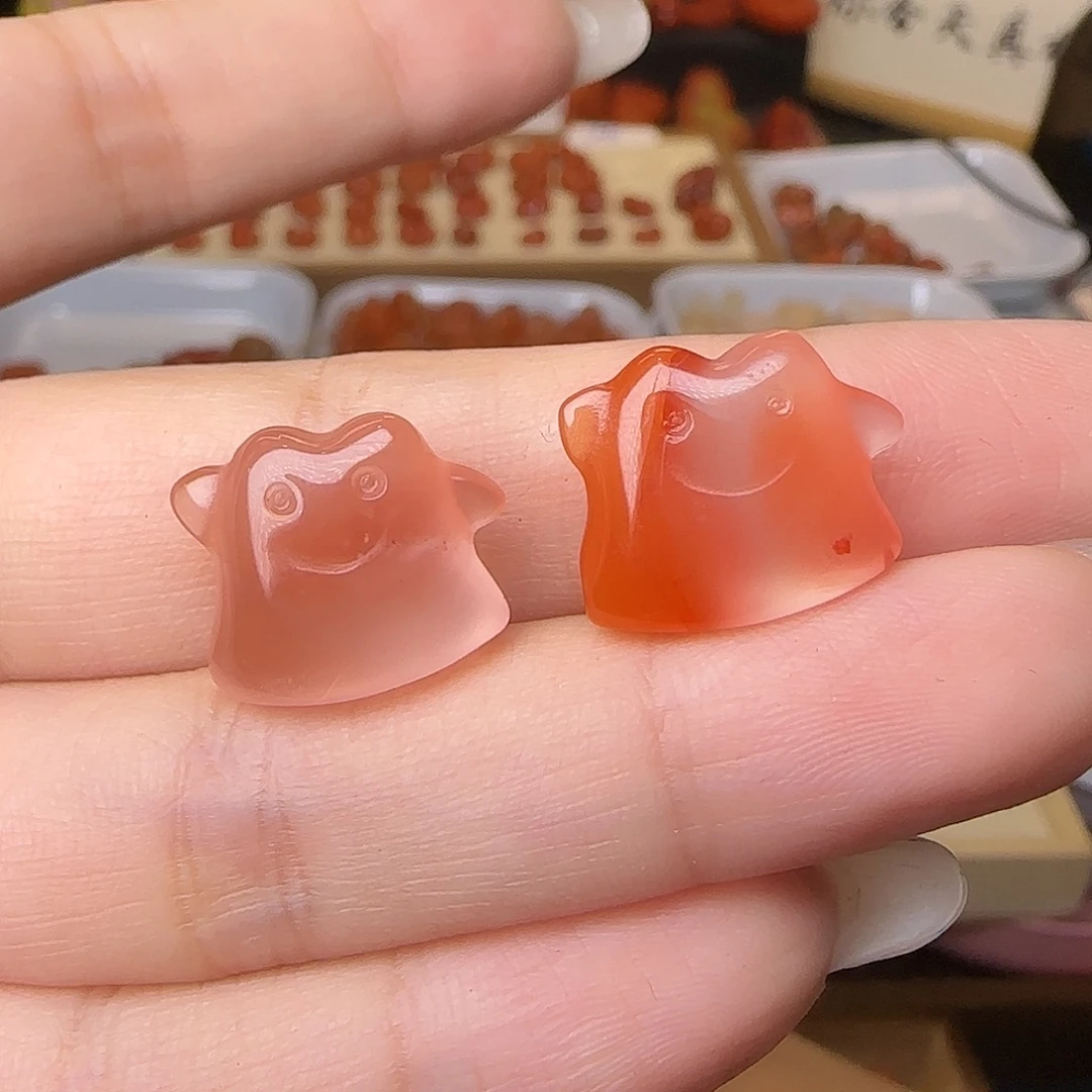 南红玛瑙未镶嵌吊坠(不含链)