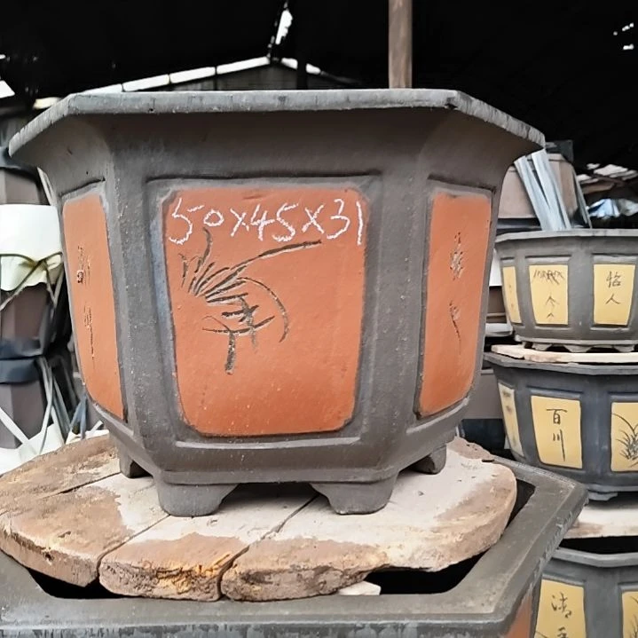 琉璃手工艺品50Ⅹ45x31六方红1只