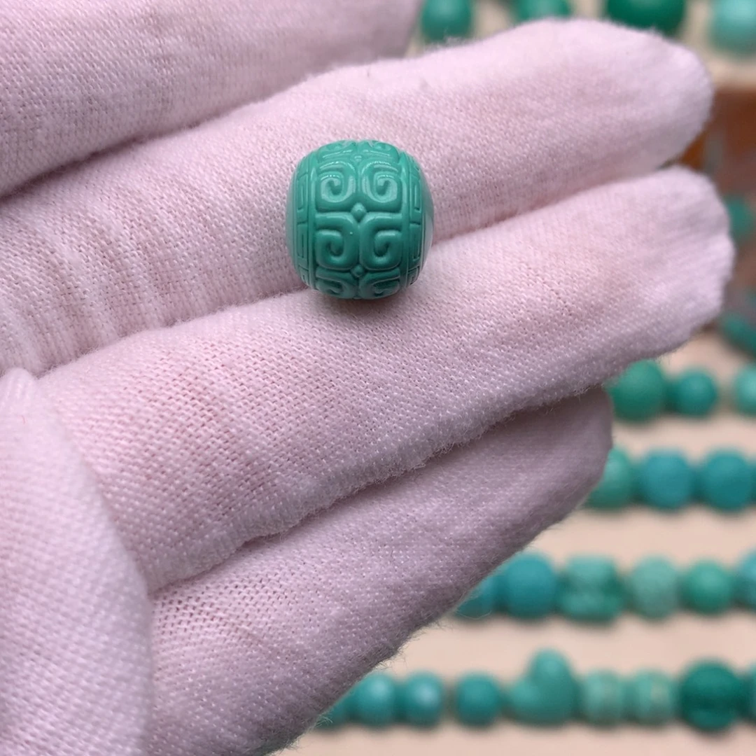 手工精工雕刻回纹老型卡11.4