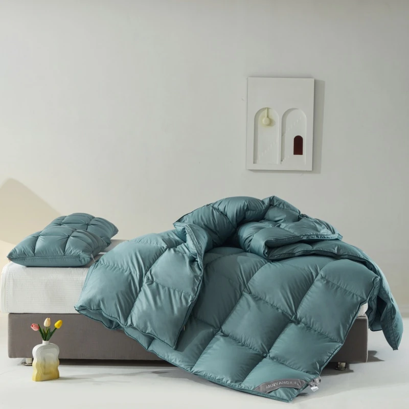（现充订制）单人羽绒被 被子冬季被芯轻薄春秋加厚冬被保暖羽绒被