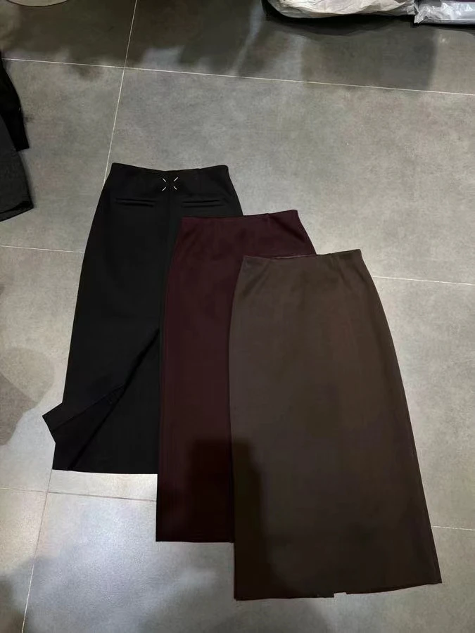 邹先生5702-28时尚气质新款半身裙女士开叉百搭