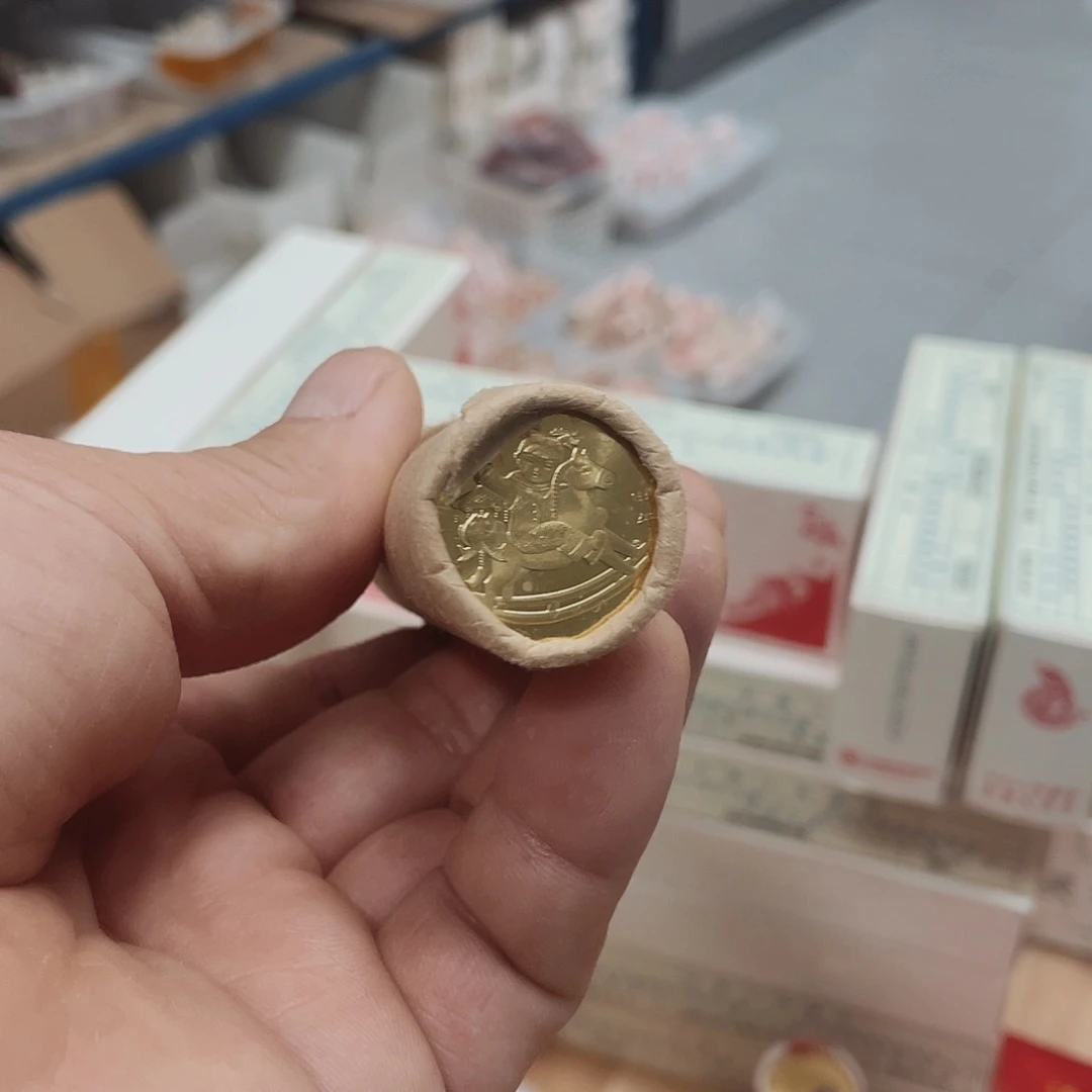 其他普通金属一轮马年纪念币整卷50枚面值一元