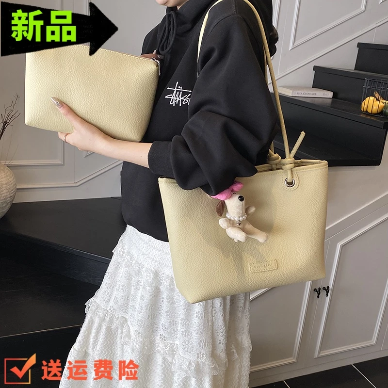 高级感包包女式2025新款潮流行时尚单肩包大容量托特包上班通勤包