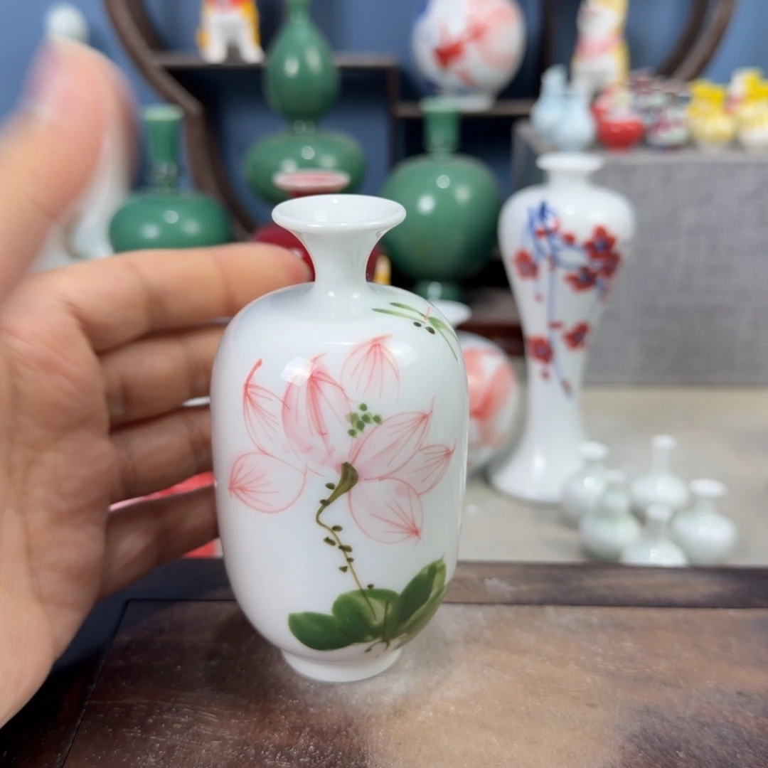 陶瓷手工小花器摆件