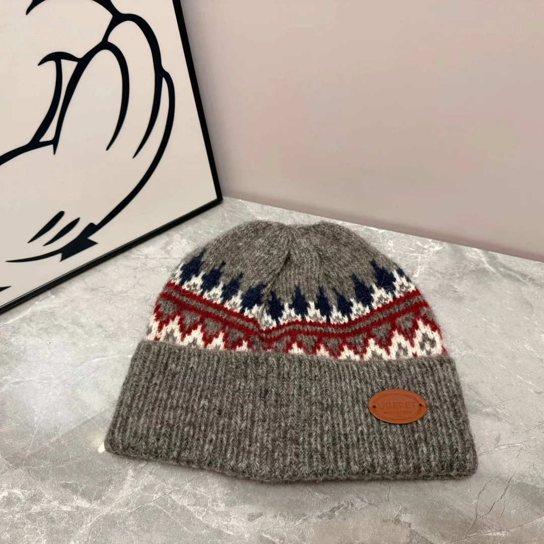 休闲风圆顶复古秋冬围巾丝巾帽子针织套头帽毛球百搭