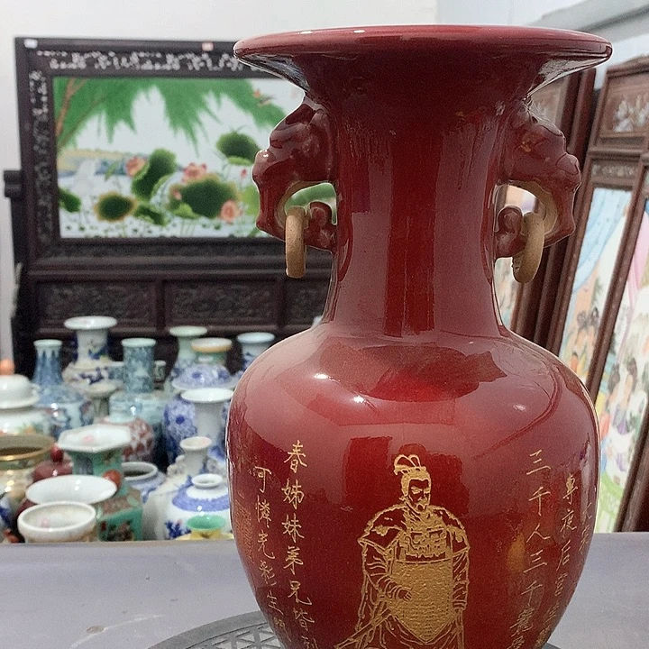 陶摆件博古架陶瓷摆件