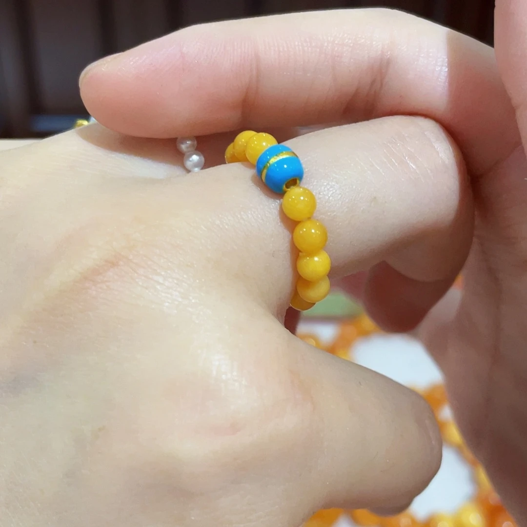蜜蜡手链未镶嵌手串