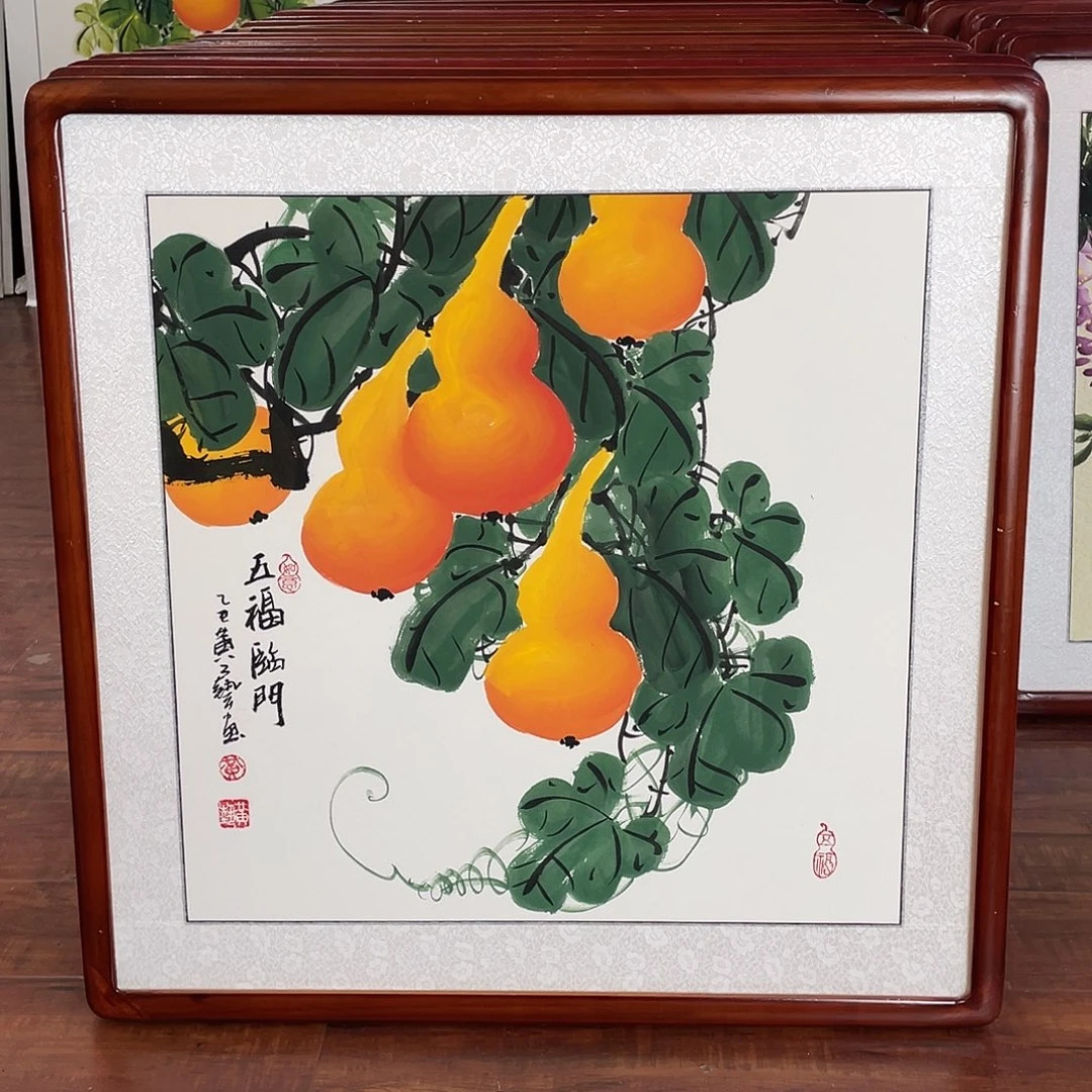 国画带框尺寸63*63厘米